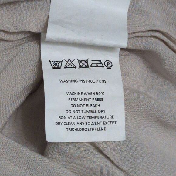 Anthro Laia White Floral 3/4 Sleeve V-Neck Midi Dress Turkey Botanical Size 4 - Picture 8 of 9